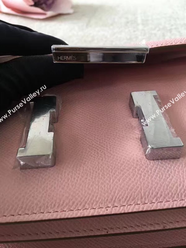 Hermes Constance top pink leather bag 5103
