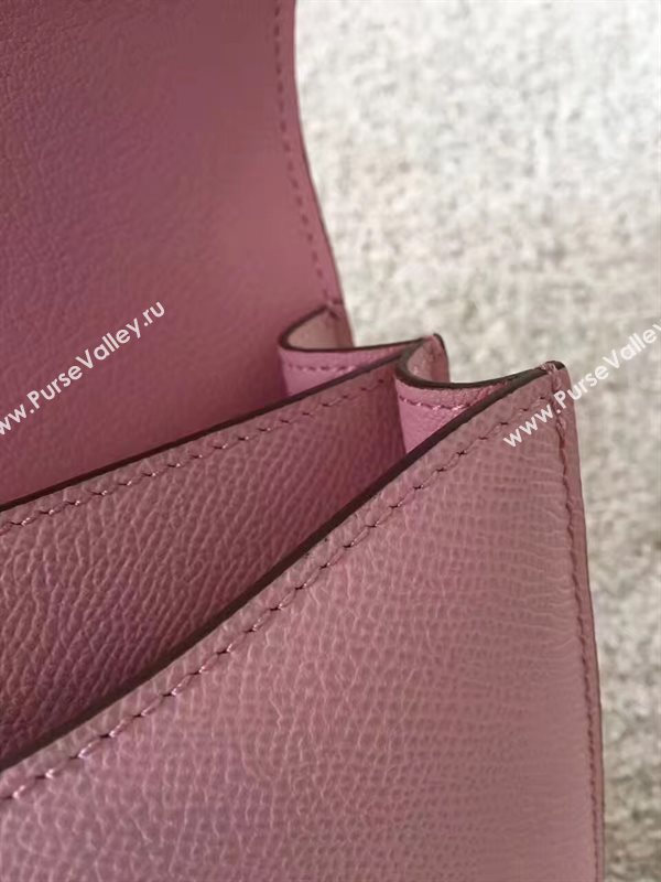 Hermes Constance top pink leather bag 5103