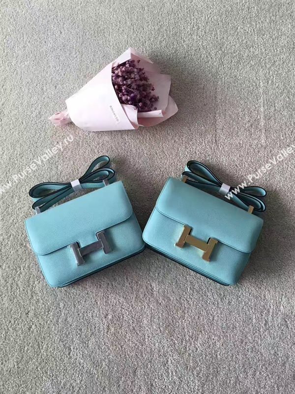 Hermes Constance top sky leather bag 5104