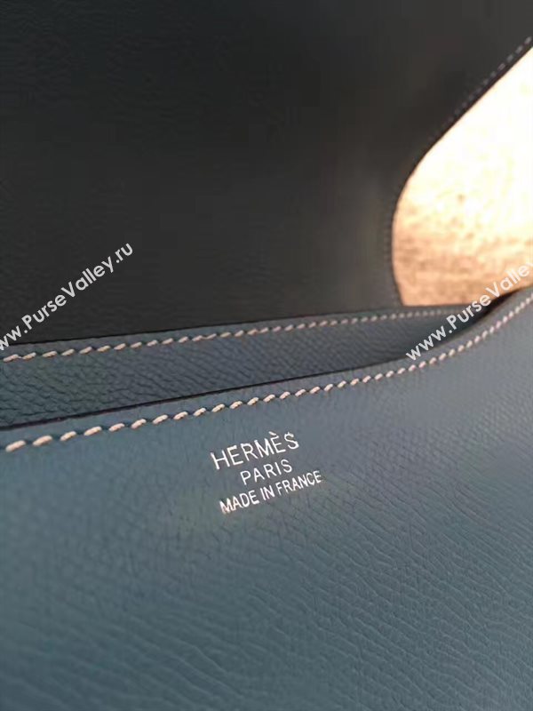 Hermes Constance top blue leather bag 5105