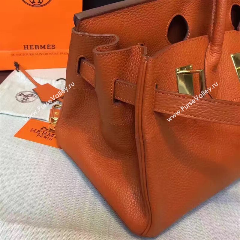 Hermes 42cm Birkin orange leather bag 5108