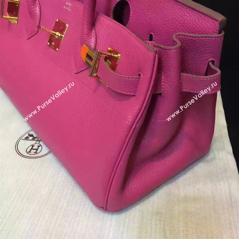 Hermes 42cm leather Birkin rose bag 5112