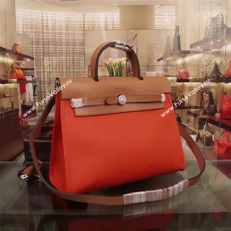 Hermes tri-color 31cm orange Kelly bag 5115