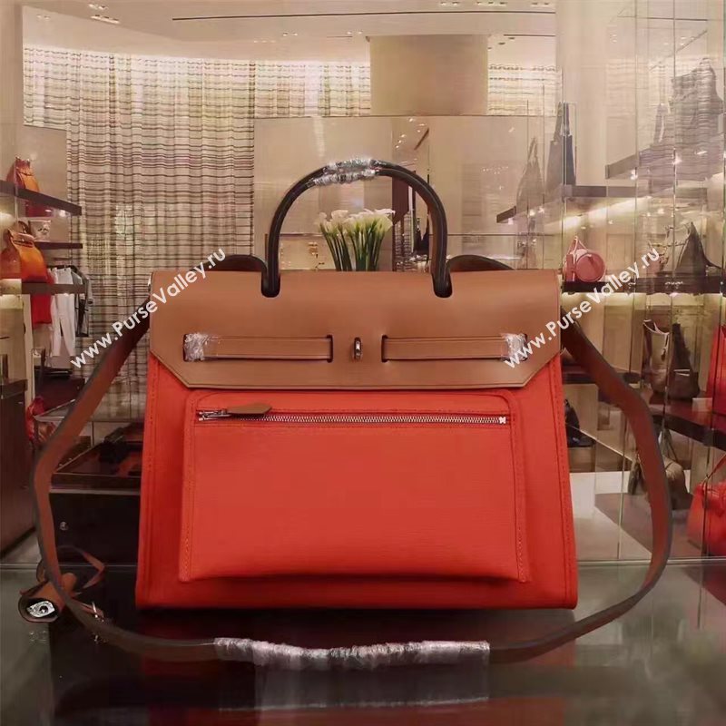 Hermes tri-color 31cm orange Kelly bag 5115