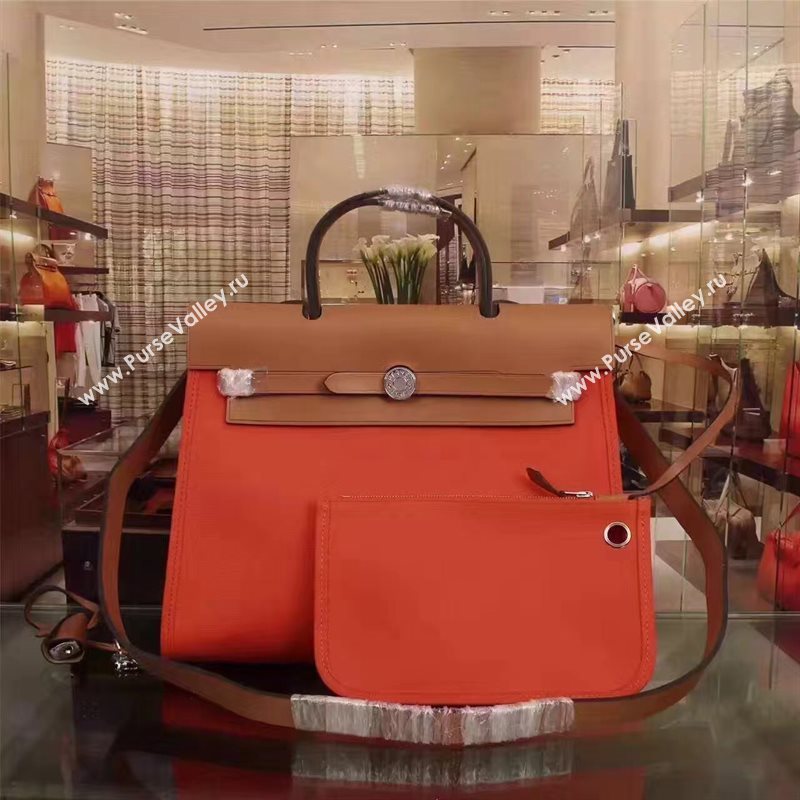 Hermes tri-color 31cm orange Kelly bag 5115