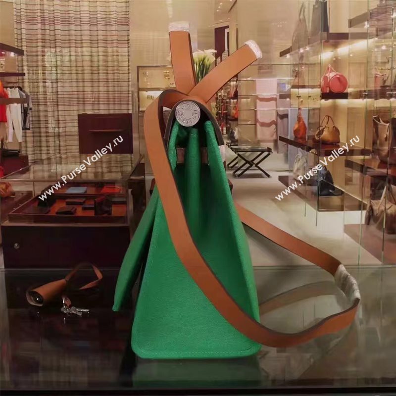 Hermes tri-color green Kelly 31cm bag 5119