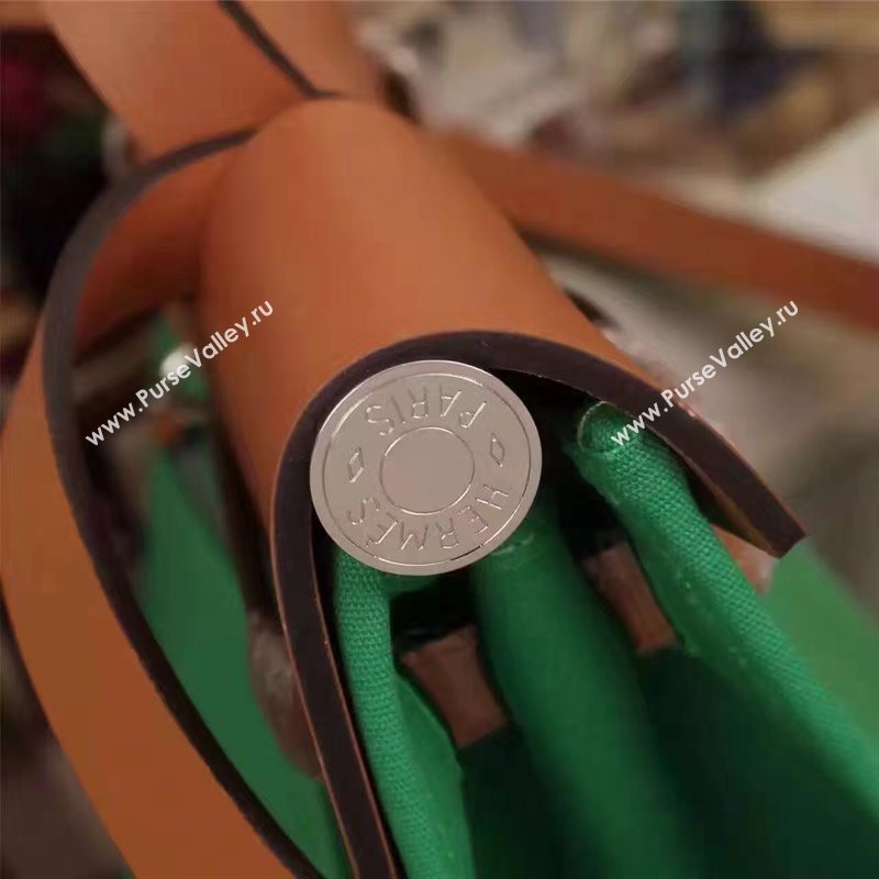 Hermes tri-color green Kelly 31cm bag 5119