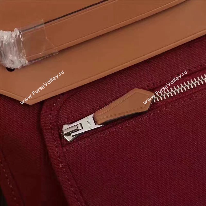 Hermes tri-color wine Kelly 31cm bag 5120