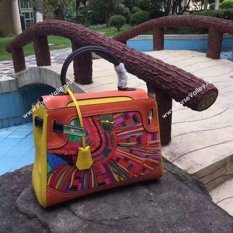 Hermes tri-color yellow Kelly bag 5122