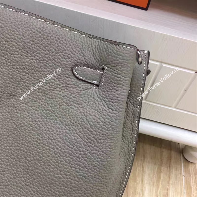 Hermes so Kelly shoulder gray bag 5126