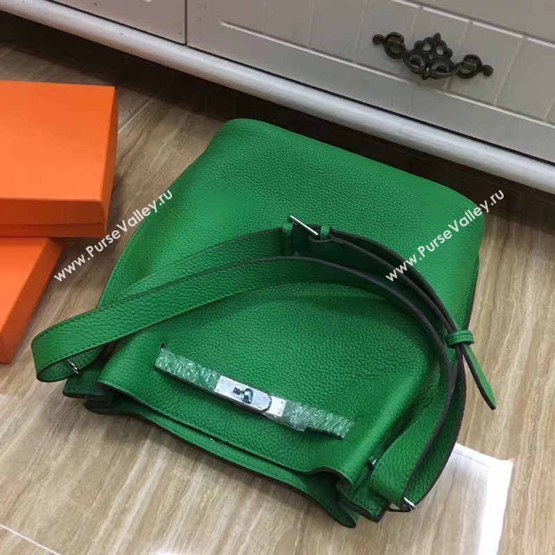 Hermes so Kelly shoulder green bag 5127
