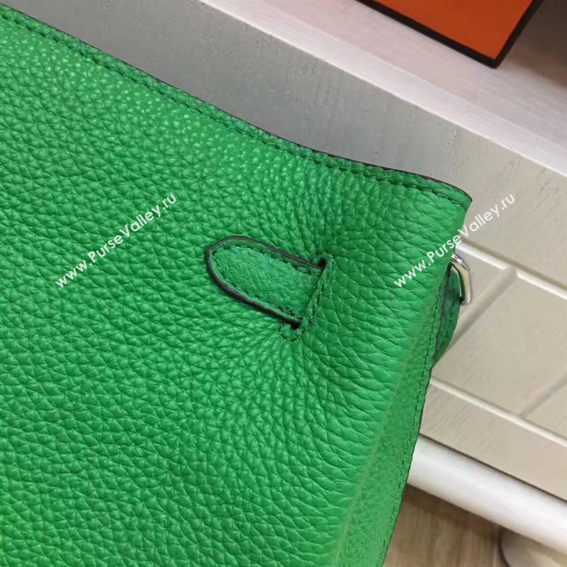 Hermes so Kelly shoulder green bag 5127
