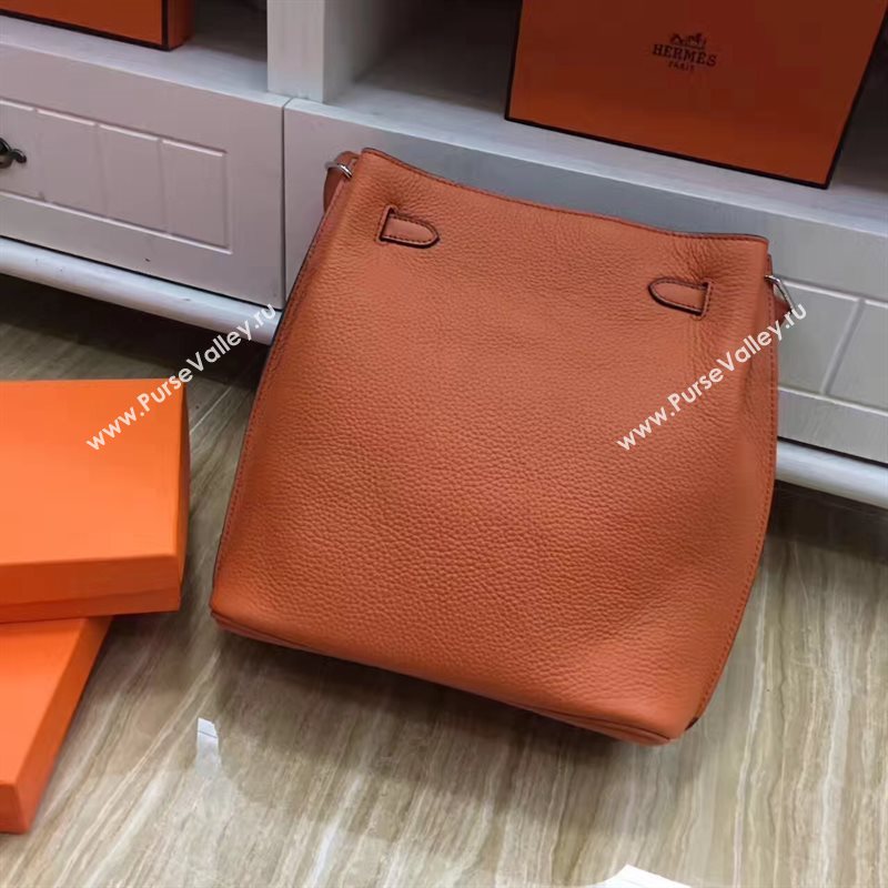 Hermes so Kelly shoulder orange bag 5128