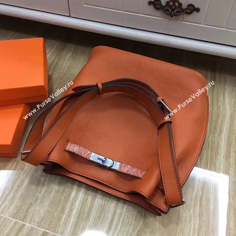 Hermes so Kelly shoulder orange bag 5128