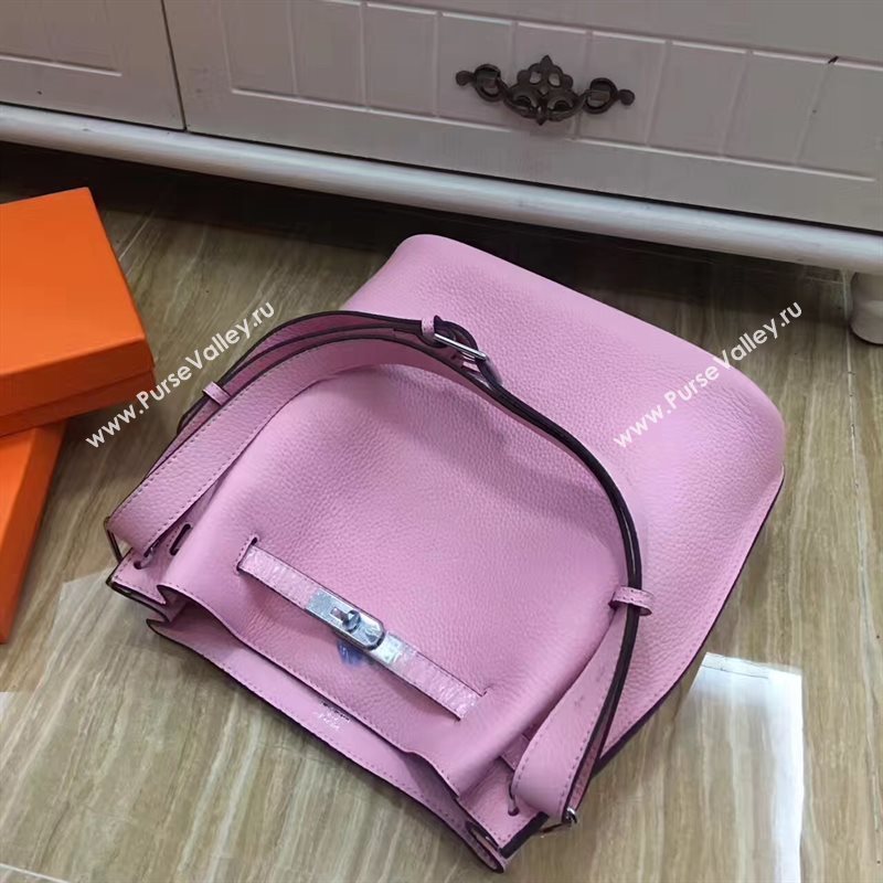 Hermes so Kelly shoulder pink bag 5130