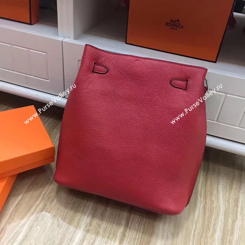 Hermes so Kelly shoulder red bag 5131
