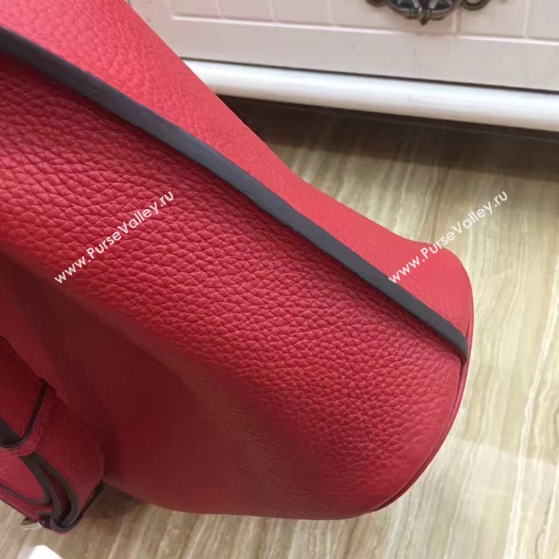 Hermes so Kelly shoulder red bag 5131