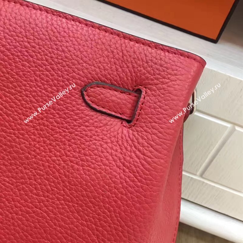 Hermes so Kelly shoulder red bag 5131
