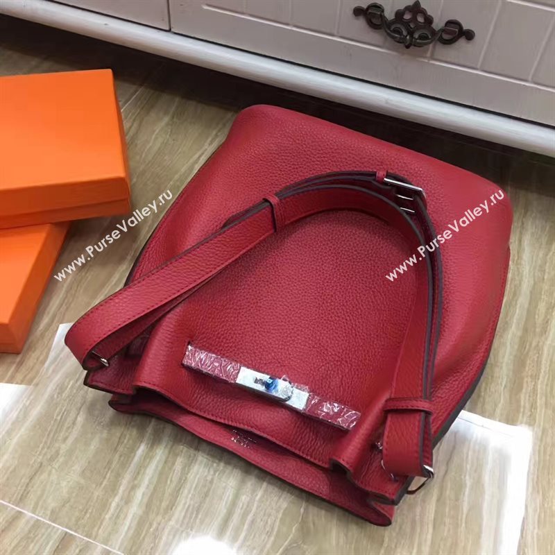 Hermes so Kelly shoulder red bag 5131