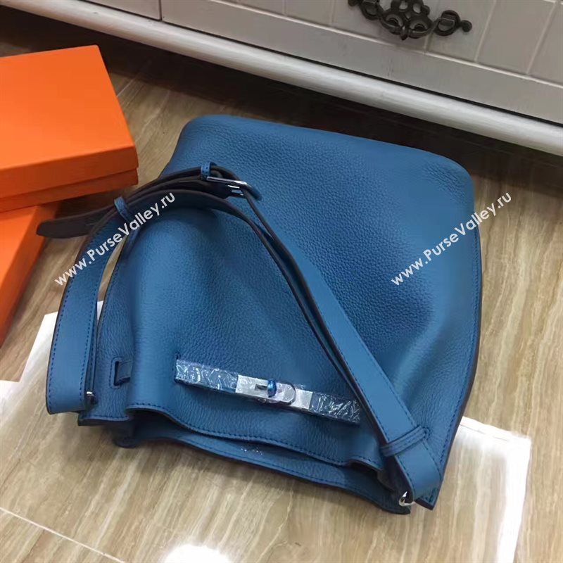 Hermes so Kelly shoulder navy bag 5132