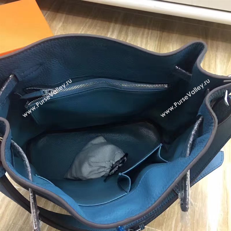 Hermes so Kelly shoulder navy bag 5132