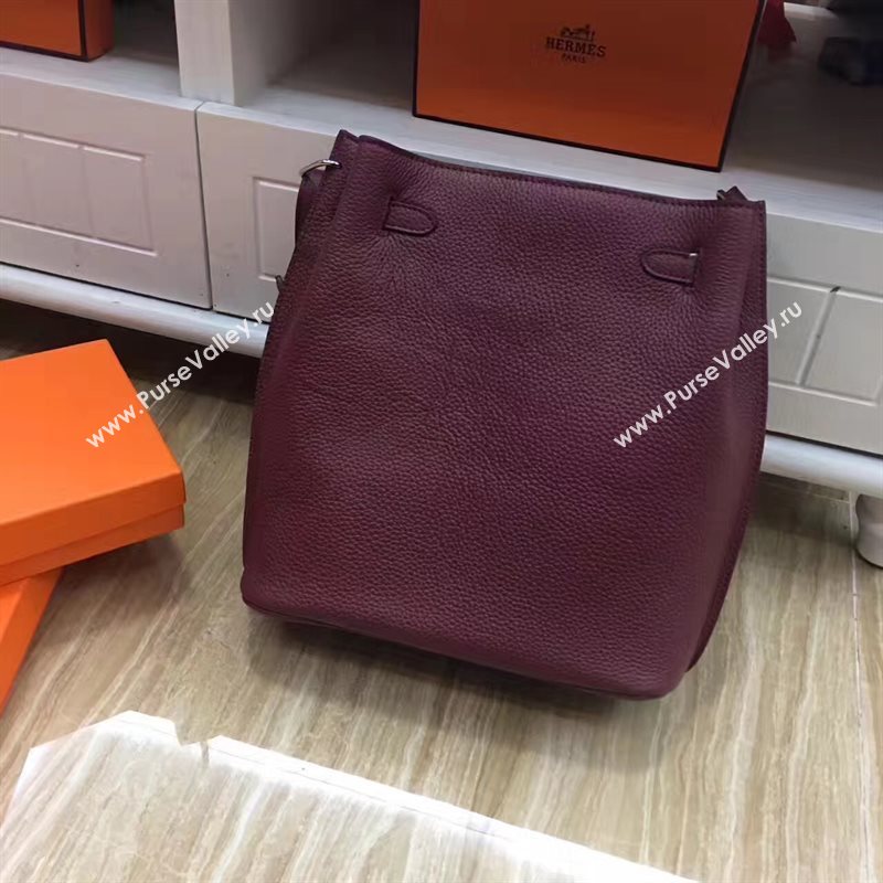 Hermes so Kelly shoulder wine bag 5133