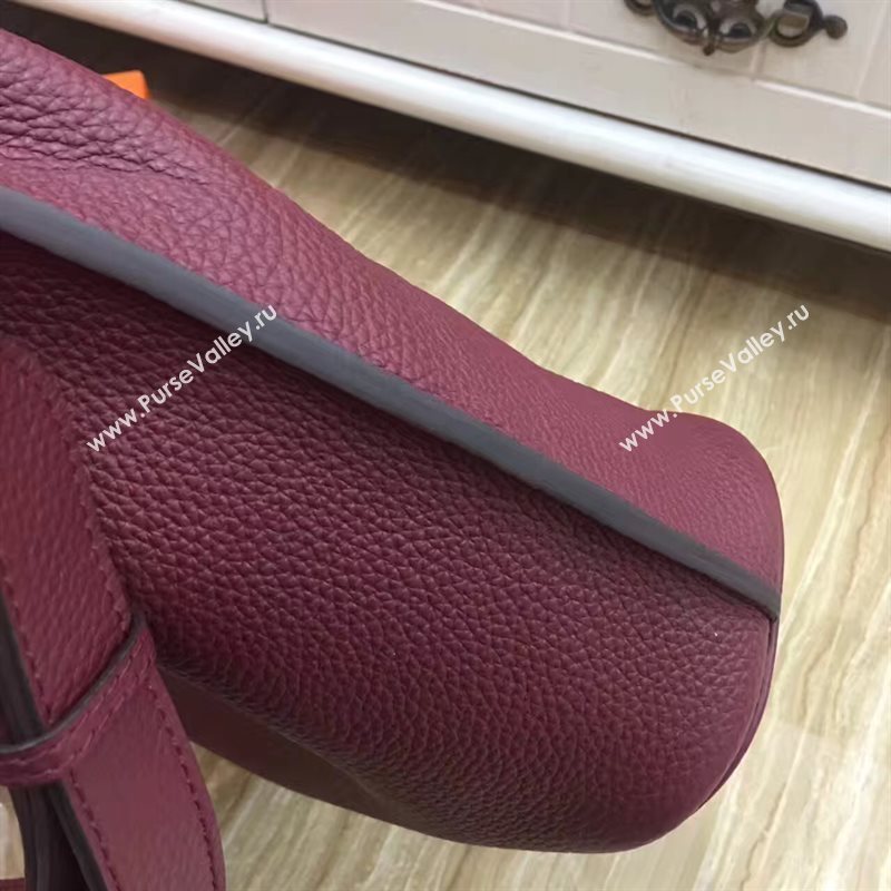 Hermes so Kelly shoulder wine bag 5133