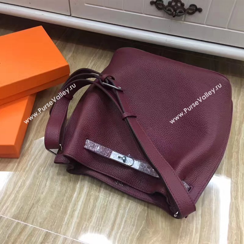Hermes so Kelly shoulder wine bag 5133