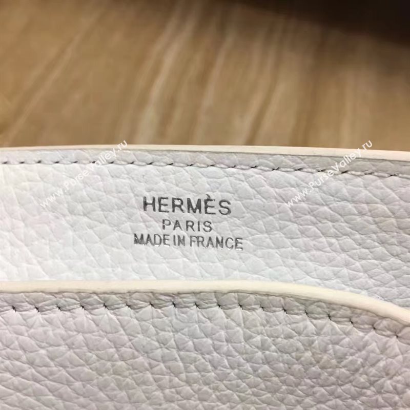Hermes so Kelly shoulder white bag 5135