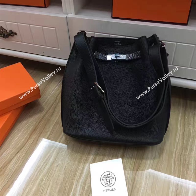 Hermes so Kelly shoulder black bag 5136