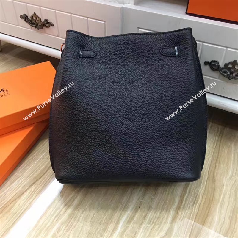 Hermes so Kelly shoulder black bag 5136