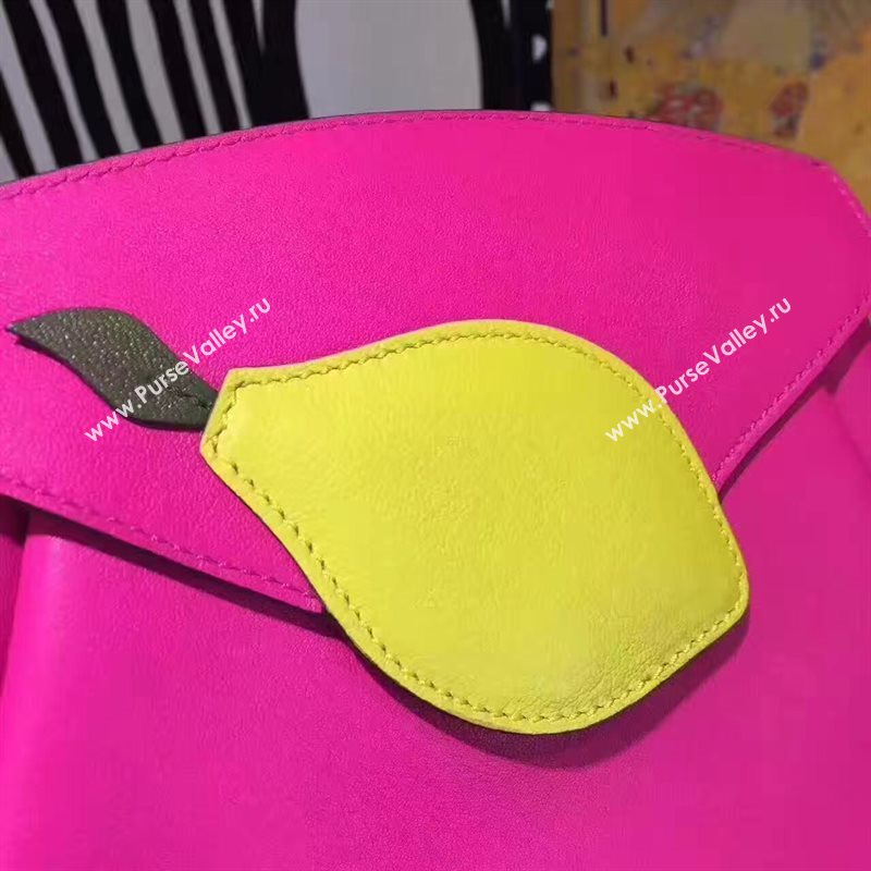 Hermes new small rose shoulder red bag 5139