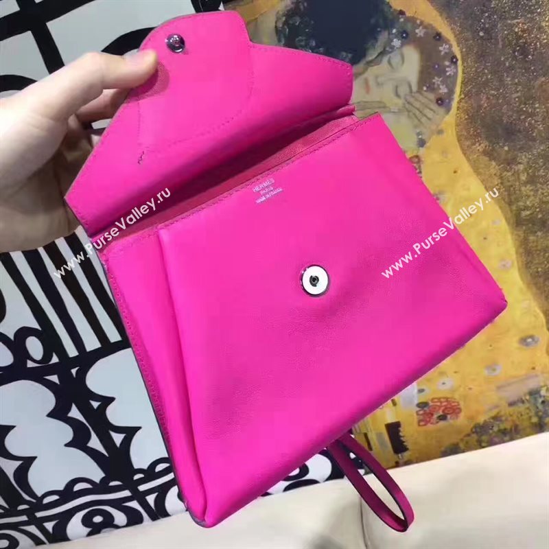 Hermes new small rose shoulder red bag 5139