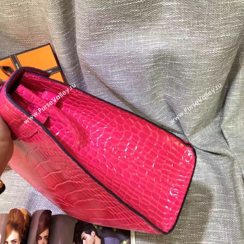Hermes crocodile Kelly red rose bags 5240
