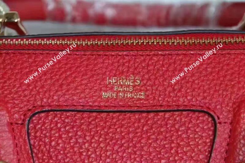 Hermes large red tote bag 5255