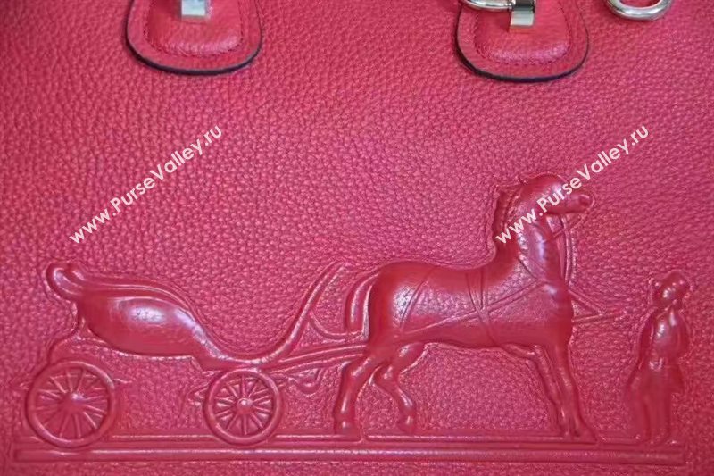 Hermes large red tote bag 5255