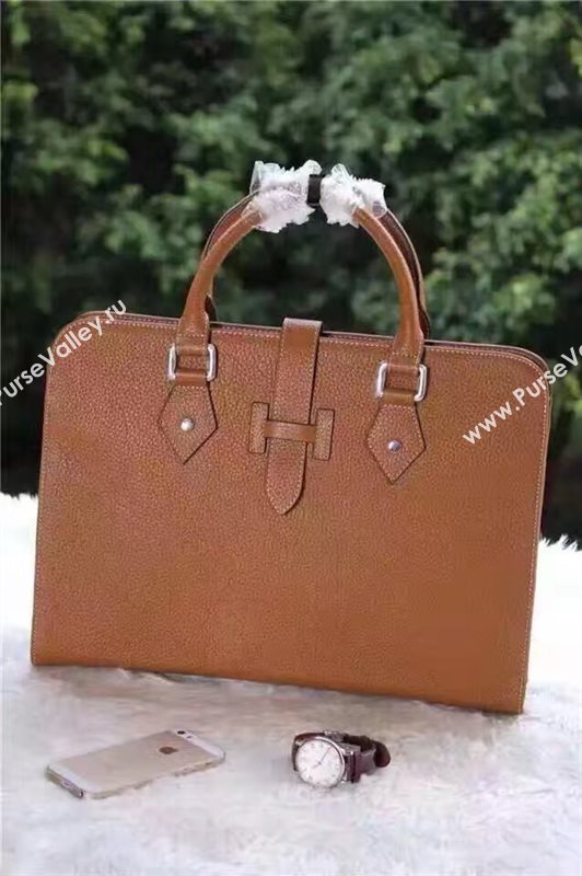 Hermes large men tan tote bag 5259