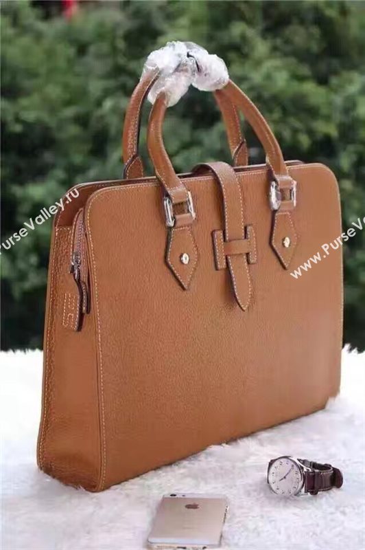 Hermes large men tan tote bag 5259