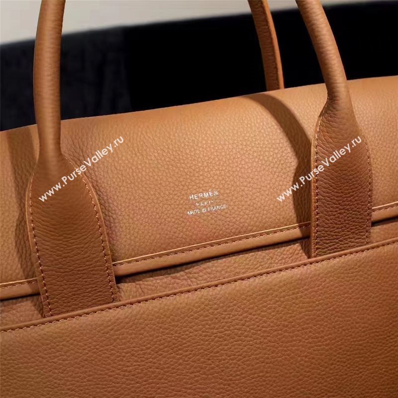 Hermes large men tan tote bag 5261