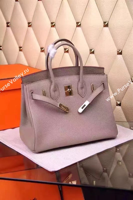 Hermes gray Birkin bag 5263