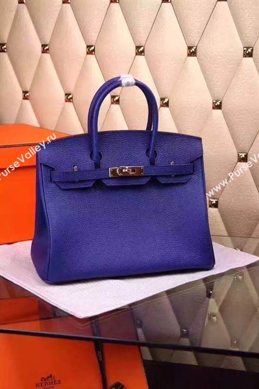 Hermes navy Birkin bag 5264