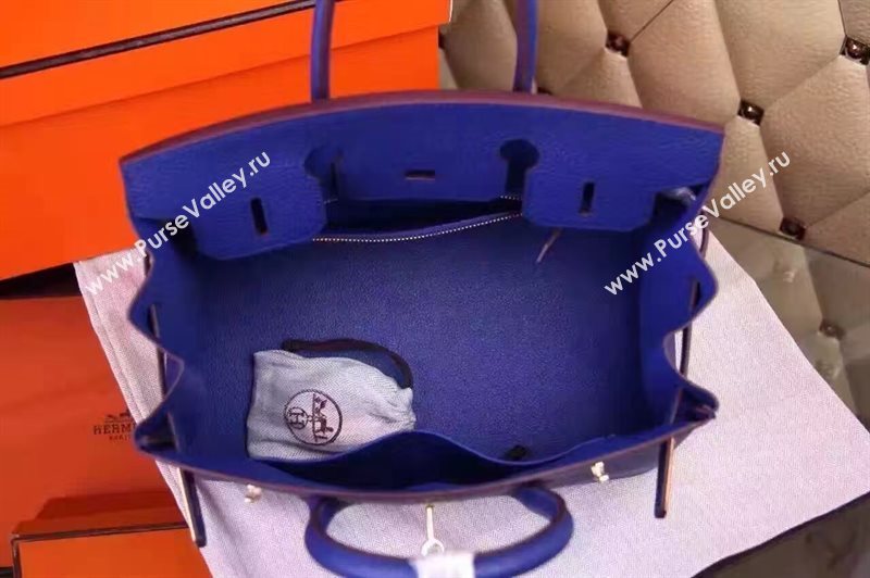 Hermes navy Birkin bag 5264