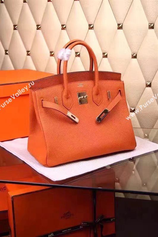 Hermes orange Birkin bag 5266