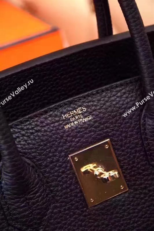 Hermes black Birkin bag 5269