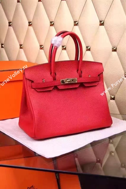 Hermes red Birkin bag 5271