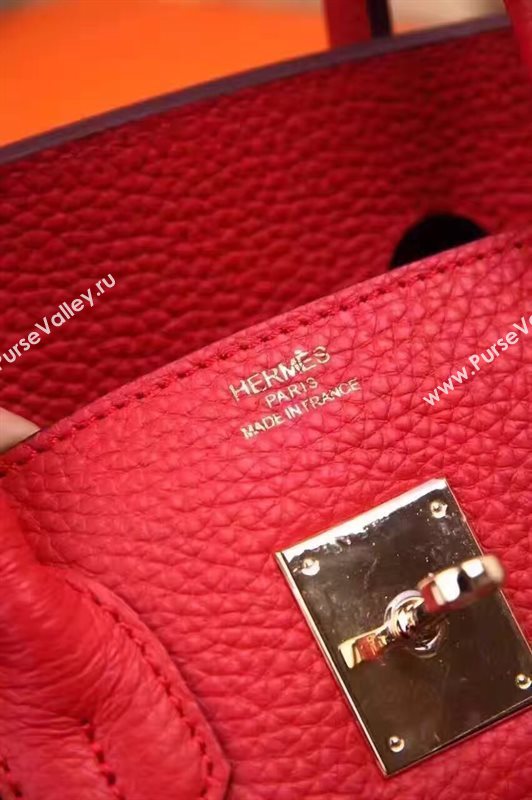 Hermes red Birkin bag 5271