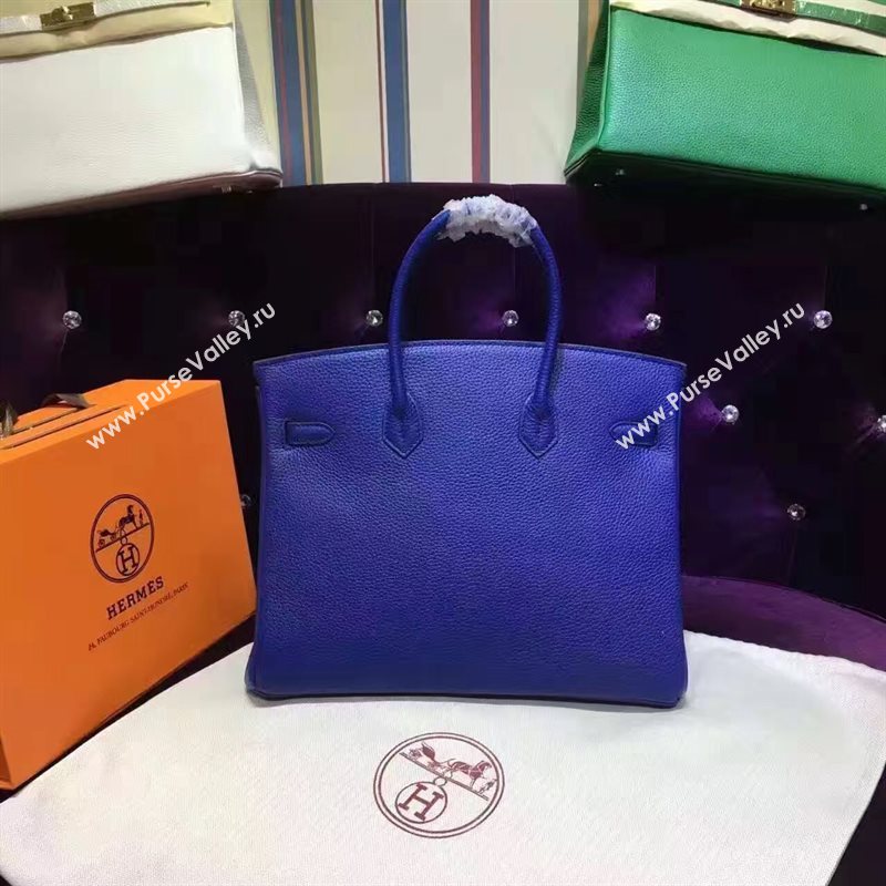 Hermes grain Birkin blue bag 5278