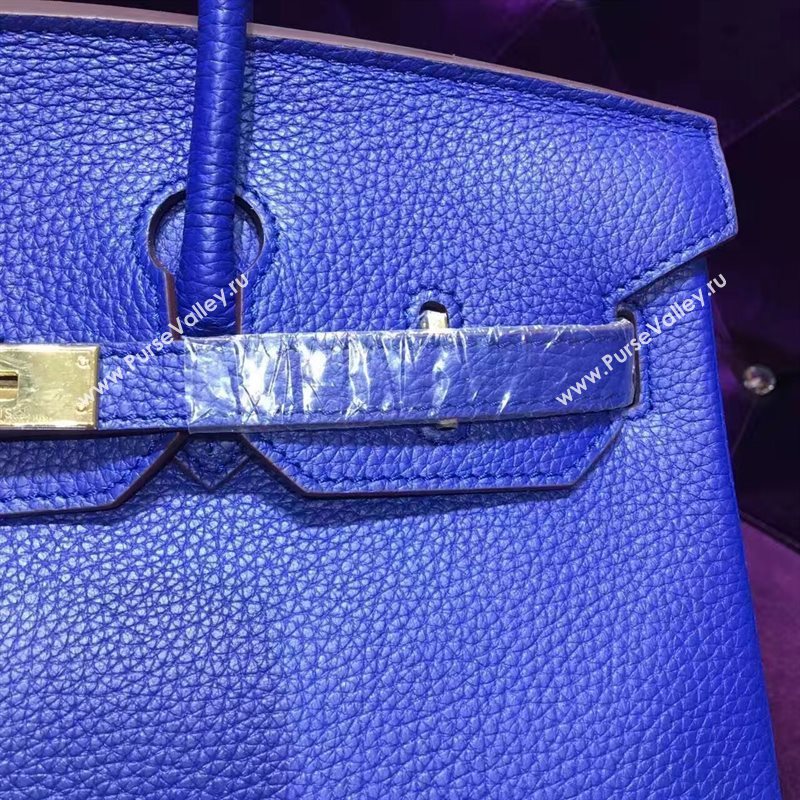 Hermes grain Birkin blue bag 5278