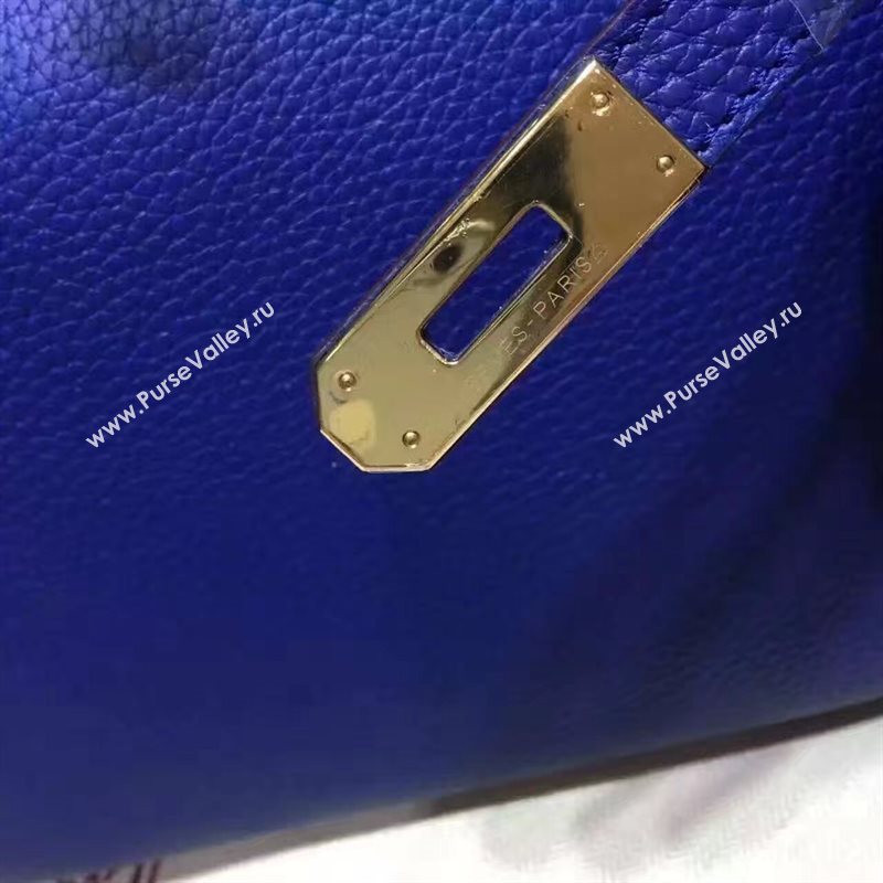Hermes grain Birkin blue bag 5278