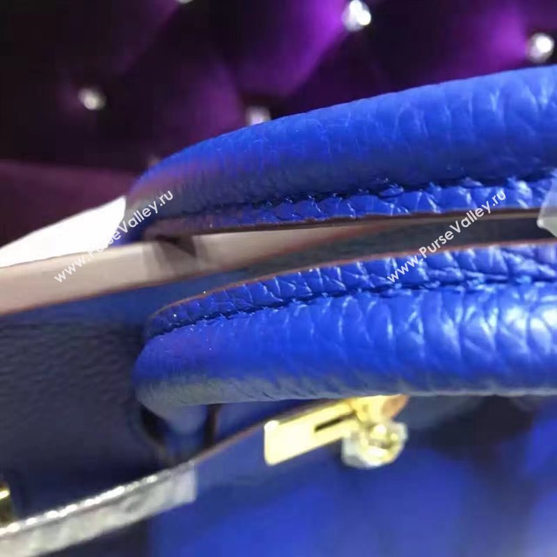 Hermes grain Birkin blue bag 5278
